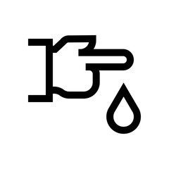 Blood test mini line, icon