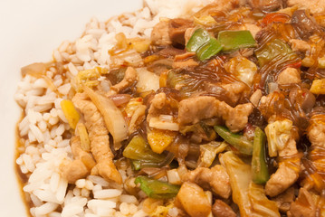 Schweinefleisch indonesisch