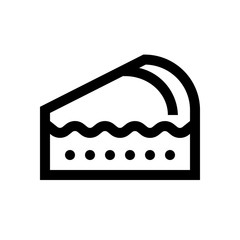 Cake mini line, icon