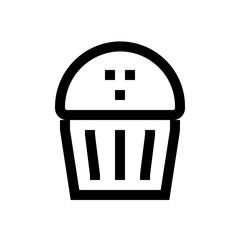 Cake mini line, icon