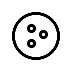 Biscuit mini line, icon, background and graphic. The icon is black and white, linear  flat, vector, pixel perfect, minimal, suitable for web and print.