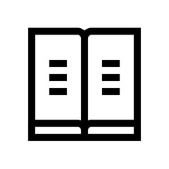 Restaurant menu mini line, icon