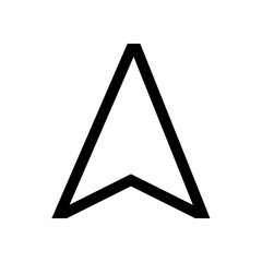 Location mini line, icon