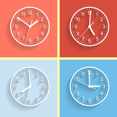 Several variants of abstract watch dials.