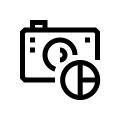 Camera mini line, icon