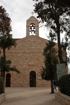 Church of John the Baptist in Madaba Jordan, Middle East