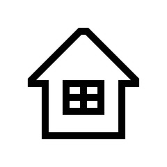 Building mini line, icon