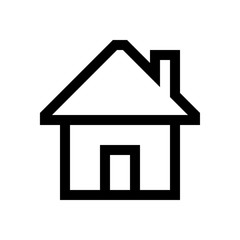 Building mini line, icon