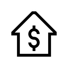 Building mini line, icon