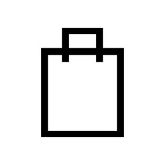 Shopping cart mini line, icon