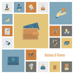 Business and Finance Icon Set