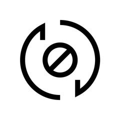 Fototapeta premium Arrow mini line, icon