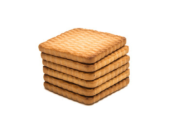 square Biscuit isolated