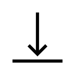 Arrow mini line, icon