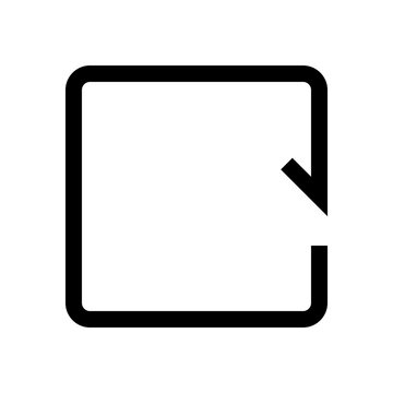 Arrow mini line, icon