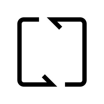 Arrow mini line, icon