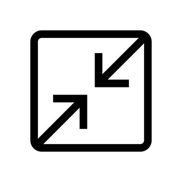 Arrow mini line, icon