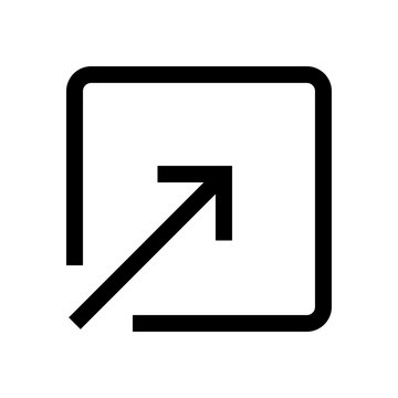Arrow mini line, icon