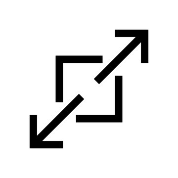 Arrow mini line, icon