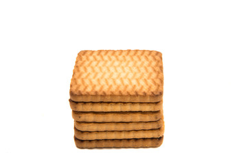 square Biscuit isolated