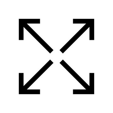 Arrow mini line, icon