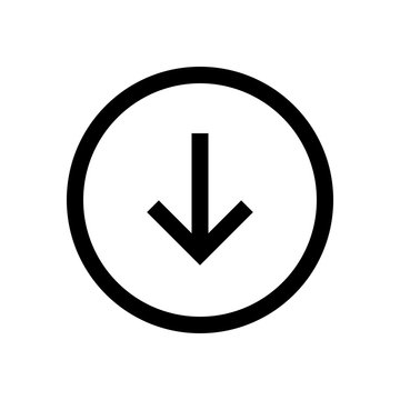 Arrow mini line, icon