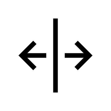 Arrow mini line, icon