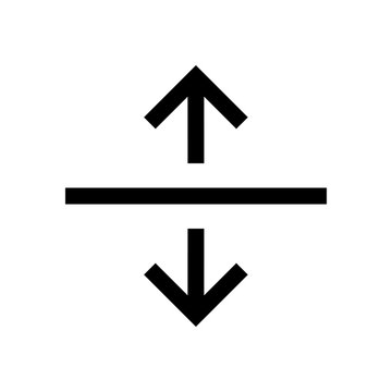 Arrow mini line, icon