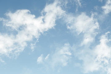 The sky with clouds