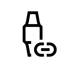 Smart watch mini line, icon