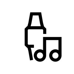 Smart watch mini line, icon