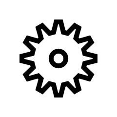 Gear, cog wheel mini line, icon