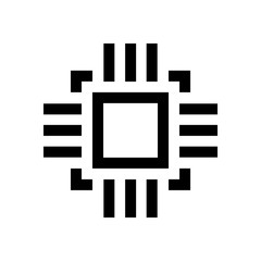 Processor mini line, icon