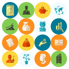Business and Finance Icon Set