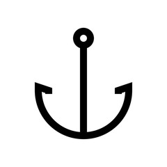Anchor mini line, icon