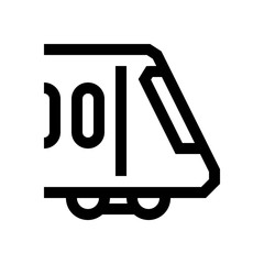 Transport type mini line, icon