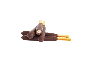 Chocolate sticks like Japanese dessert