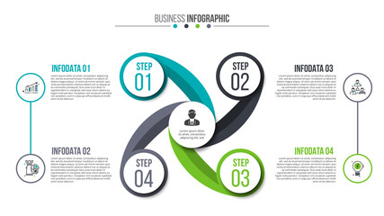 Creative concept for infographic.