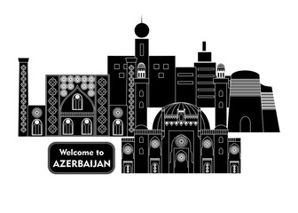 Obraz premium welcome to azerbaijan