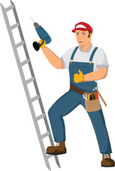 Fototapeta premium Handyman repairman worker 