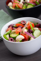 healthy cucumber greek salad