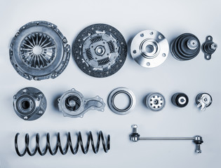 Bearing for car on white background