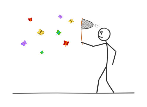 sm schmetterlinge fangen I