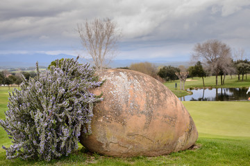 Campo de golf en Girona, España