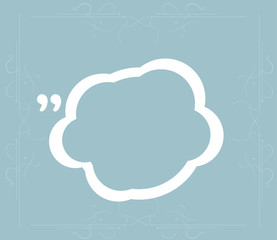 Quote blank template. Empty template. Circle business card template, paper sheet, information, text. Print design.