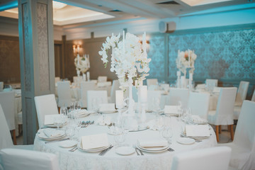 wedding tables and beautiful scenery