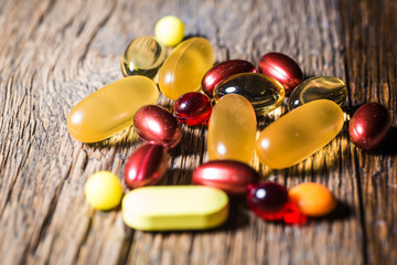 Variety of medicines and drugs