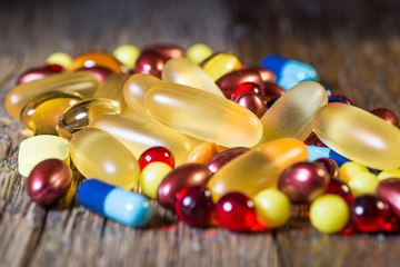 Variety of medicines and drugs