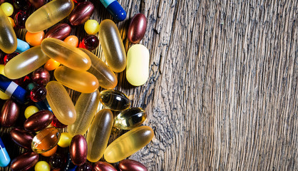 Variety of medicines and drugs