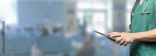 Medical And Healthcare Male Doctor Or Medical Students Or Surgeon
